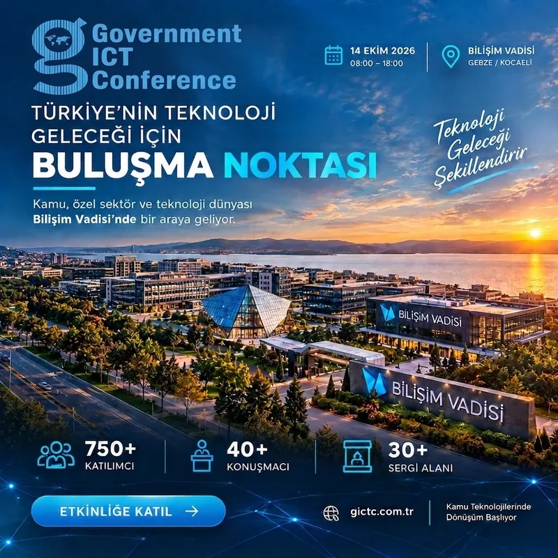 GICTC 2026 poster: 14 October 2026, Bilişim Vadisi, Gebze.